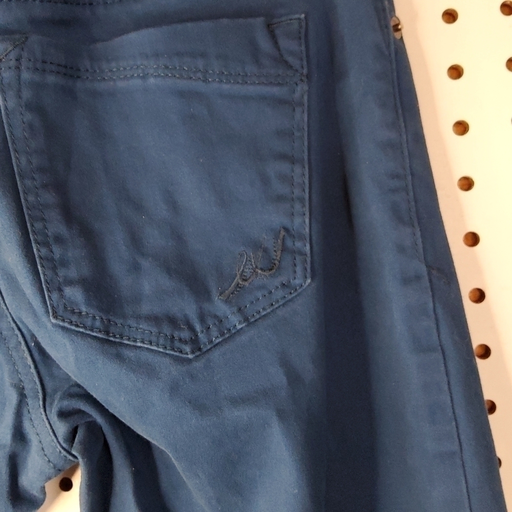 Express Skinny Pants Size 4R Teal Blue Great Condition - Picture 4 of 6